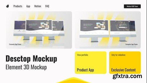 Videohive Desktop Website Presentation 44677100