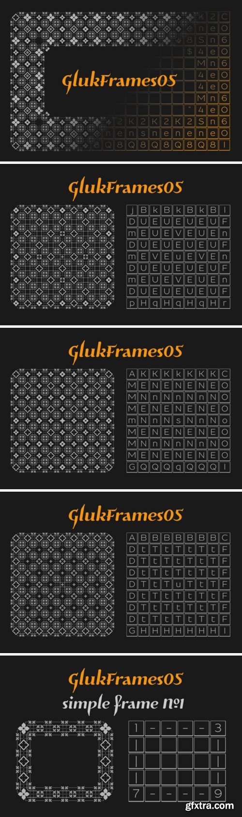 Glukframes05 Font