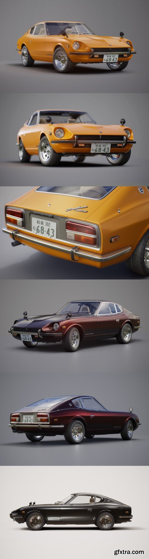 Datsun 240Z / Nissan Fairlady Z 3d model