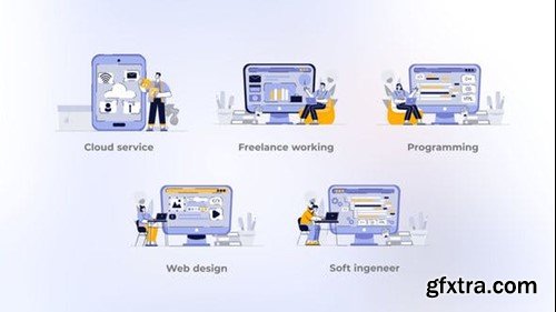 Videohive Programming - Blue concepts 44740605