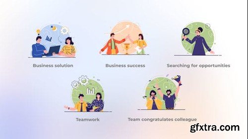 Videohive Business Success - Flat Concept 44739859