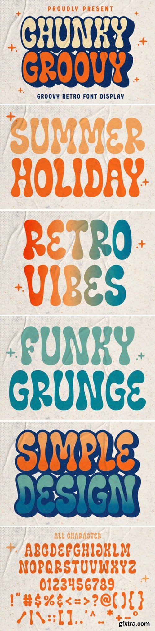 Chunky Groovy Font