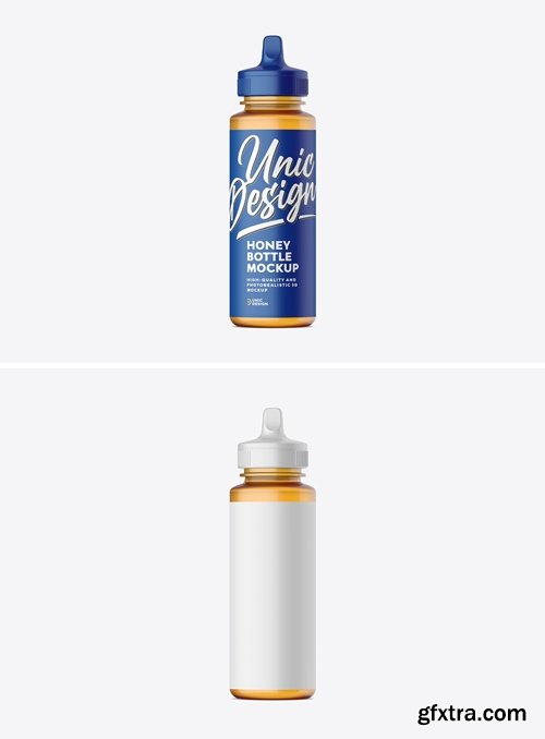 Honey Bottle Mockup X6A6XBC