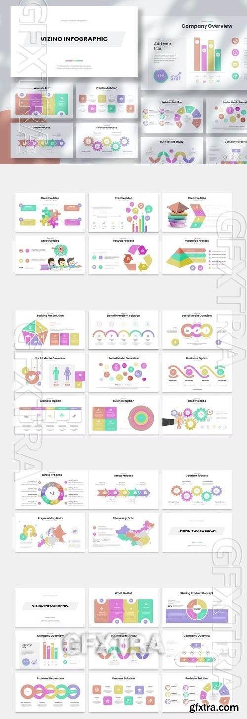 Vizino Infographic PowerPoint Template A38QLQZ