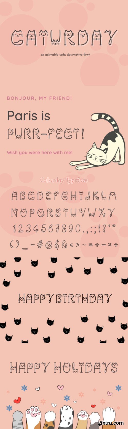 Caturday Font