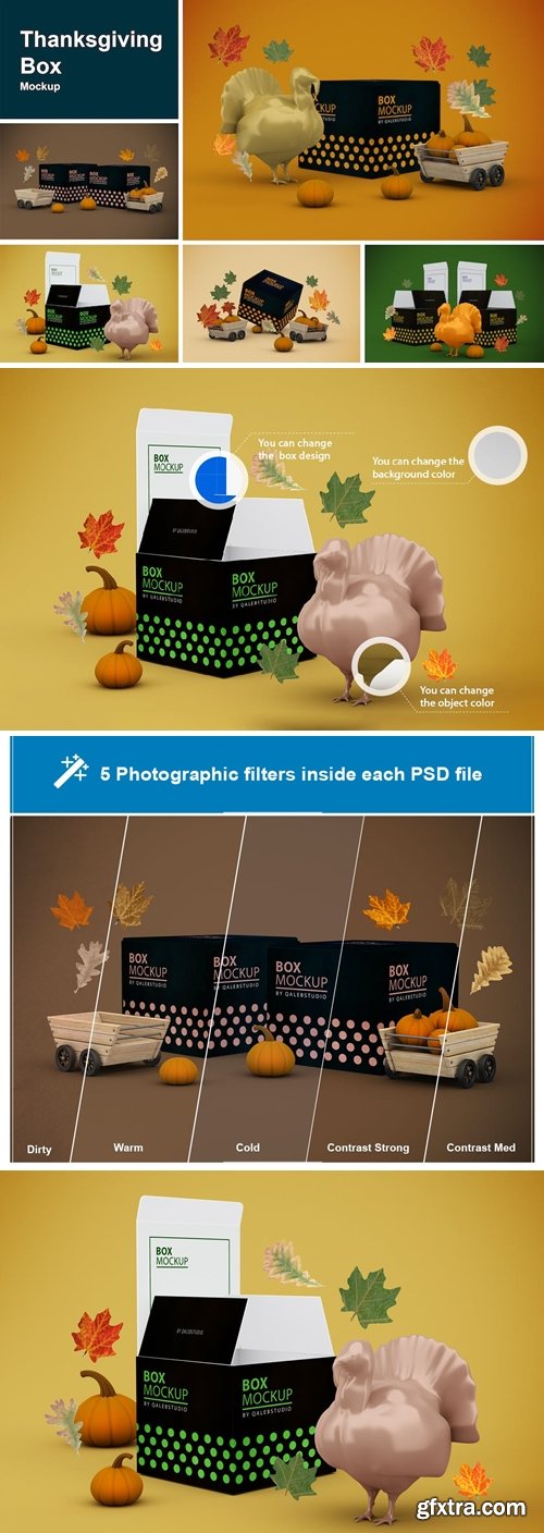 Thanksgiving Box Mockup B6MNLU7