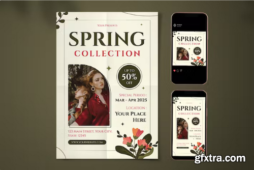 Spring Sale Flyer Set