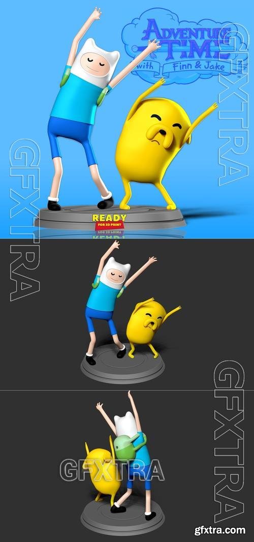 Finn and Jake &ndash; 3D Print Model