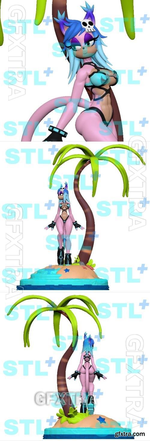 Ruri (Sonic) beach &ndash; 3D Print Model