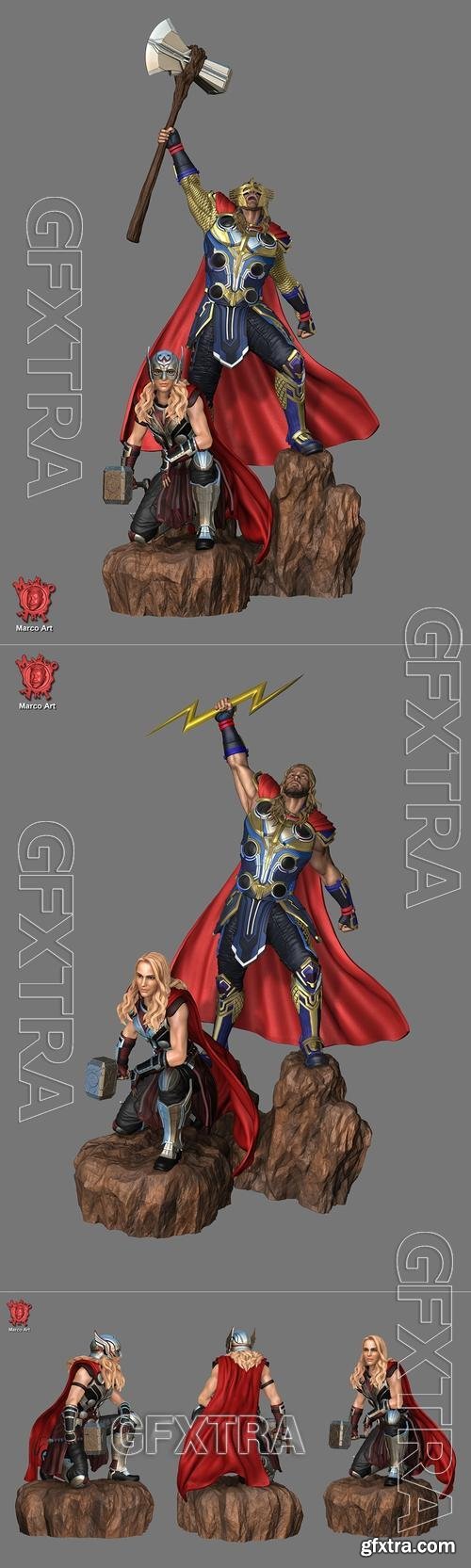 Marco Art - Mighty Thor &ndash; 3D Print Model