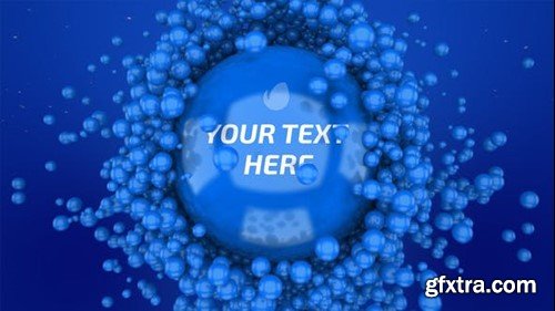 Videohive Particle Balls Logo Reveal 44462262