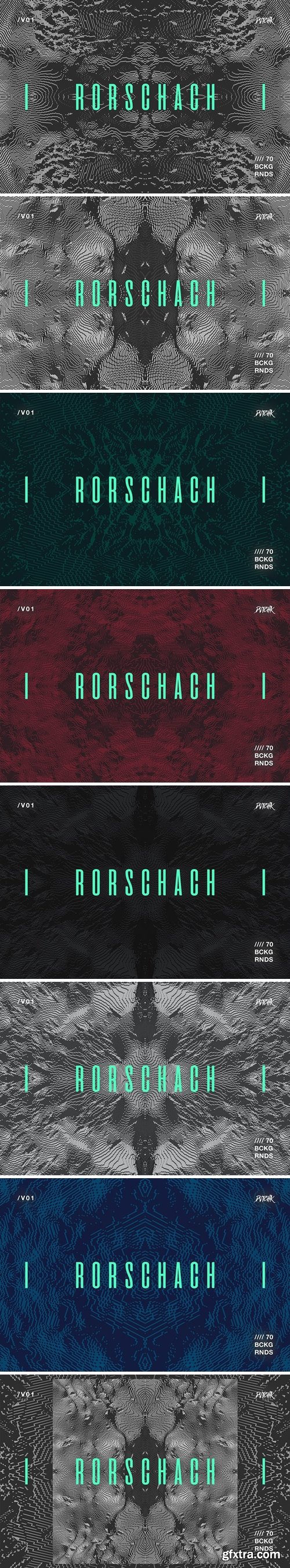 Rorschach | Experimental Glitch Backgrounds | V01 MWAL5ZC