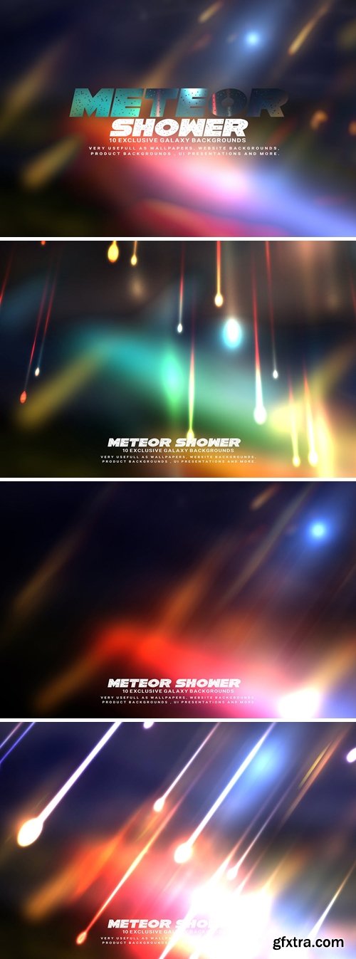 Meteor Shower Backgrounds PRK4QM