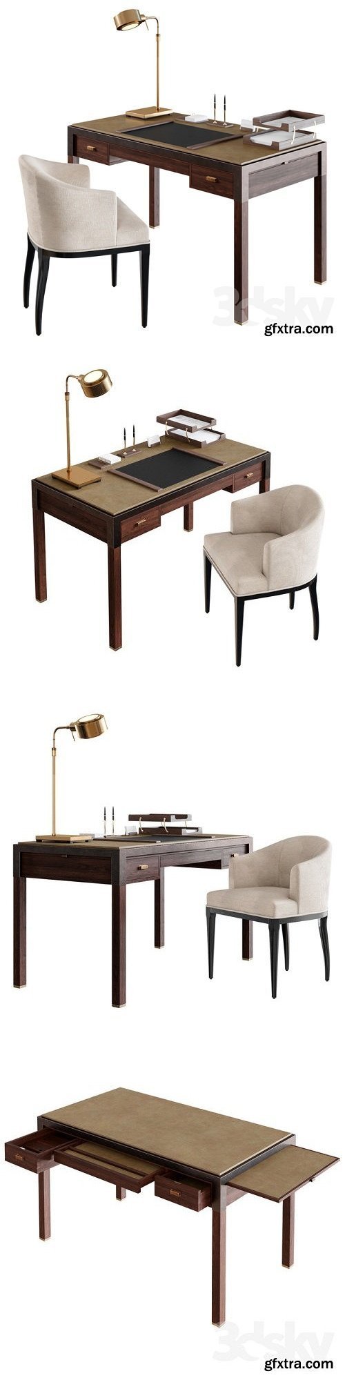 Amysomerville Theorem Desk, Amysomerville Mebsuta and Arteriors Elmer