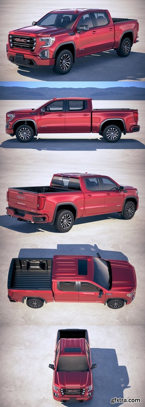 GMC Sierra AT4 2020 3D Model