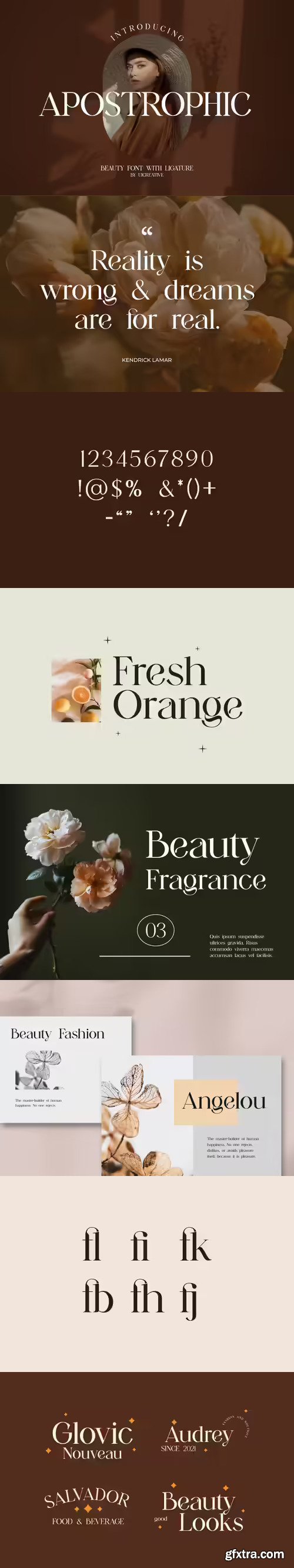 APOSTROPHIC Beauty Serif Font