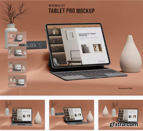 Minimalist Tablet Mockup