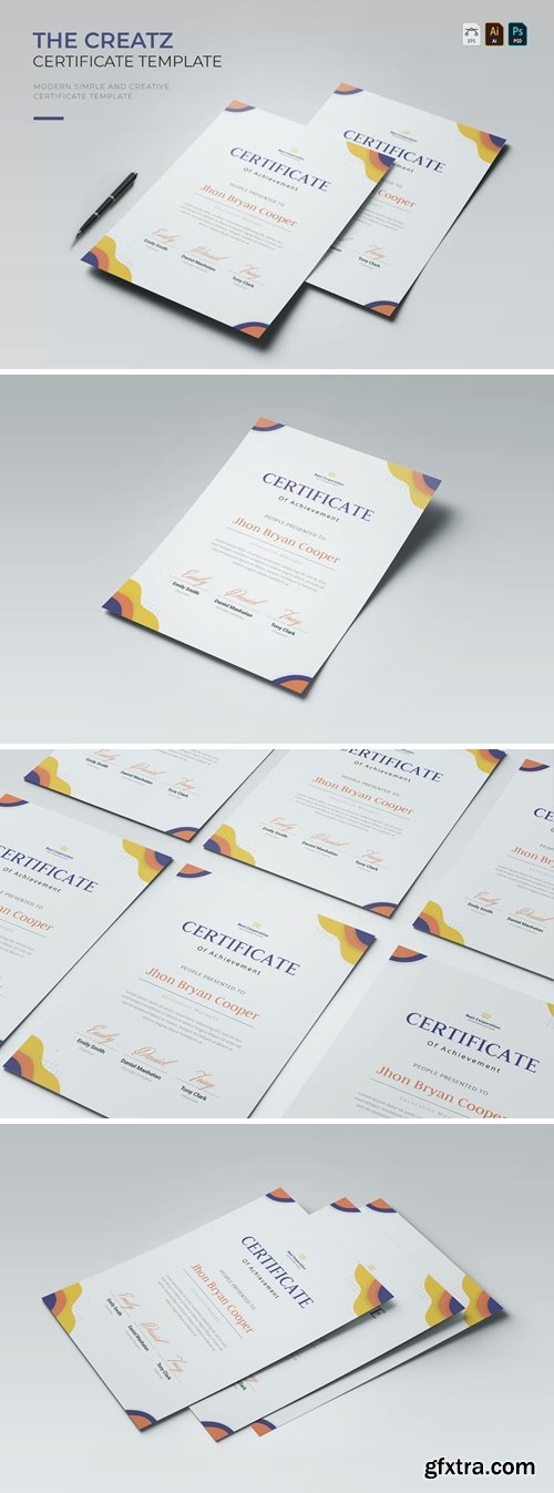 Creatz | Certificate Q57A7RA