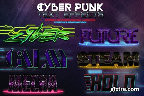 Cyber Punk Text Effects WZPJBU6