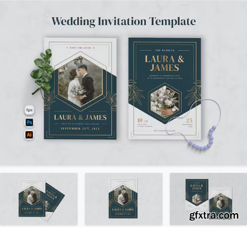 Classical Wedding Invitation