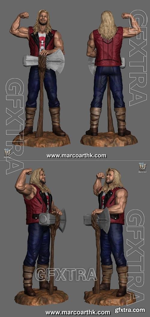 Marco Art - Casual Thor &ndash; 3D Print Model