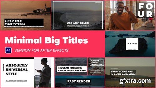 Videohive Minimal Big Titles 44730681