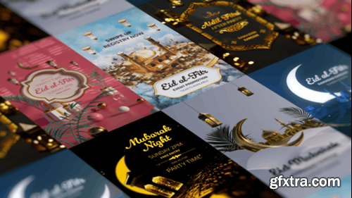 Videohive Eid Mubarak and Ramadan Stories Pack 44743708