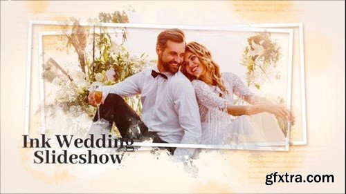 Videohive Ink Wedding Slideshow 44736415