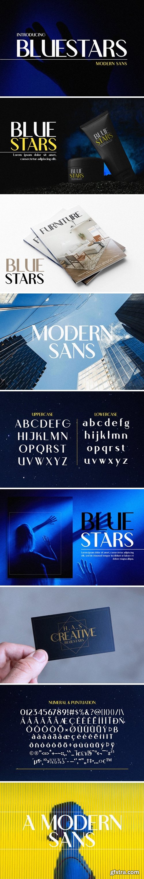 Bluestars Font