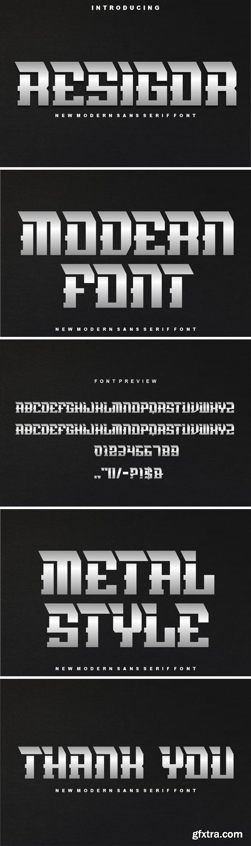 Resigor Font