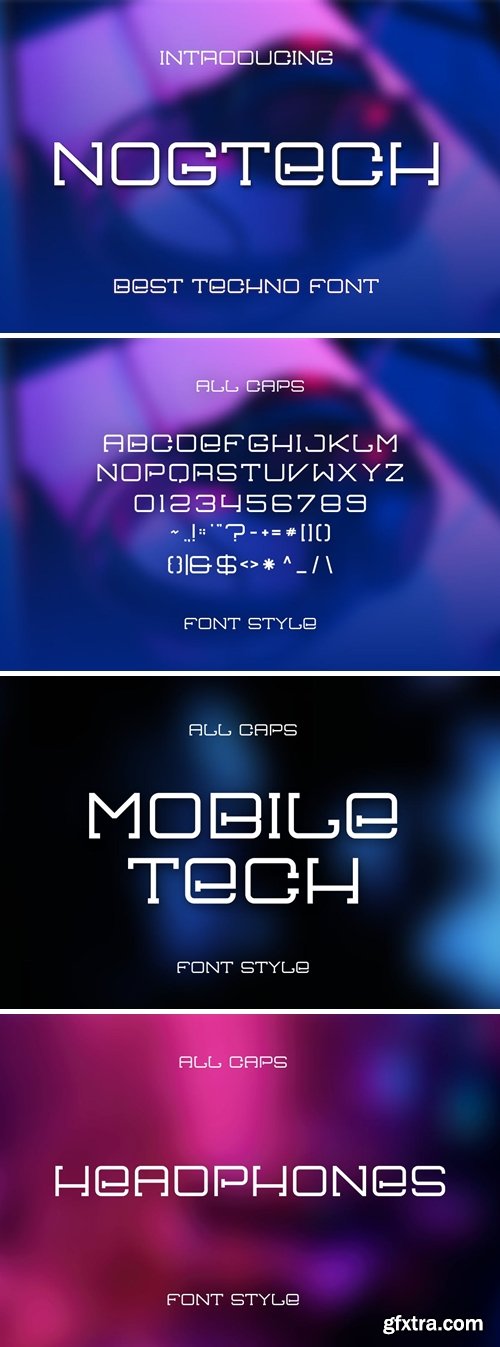 Nogtech Font