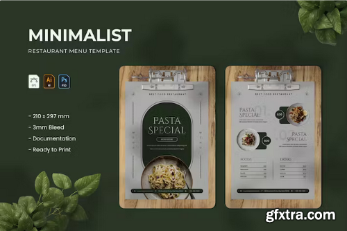 Minimalist - Menu