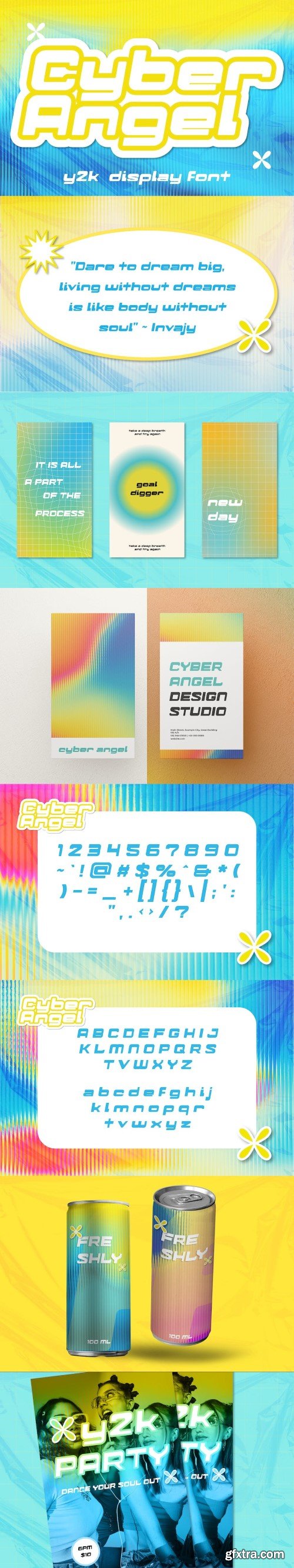 Cyber Angel Y2K Display