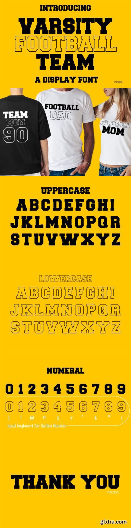 Varsity Football Team Font