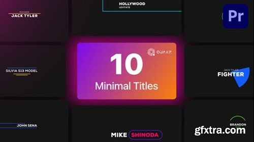 Videohive Minimal Titles Vol. 02 44827849