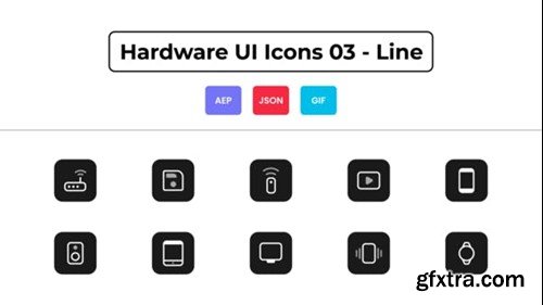 Videohive Hardware UI Icons 03 - Line 44837060