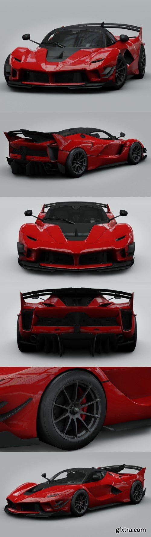 Ferrari FXX K Evo 2018 3D model