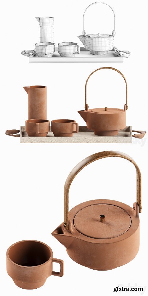 Skagerak Edge Teapot Set