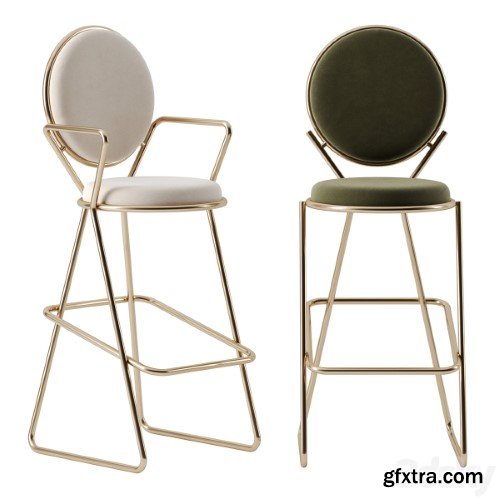 Double Zero barstool by Moroso