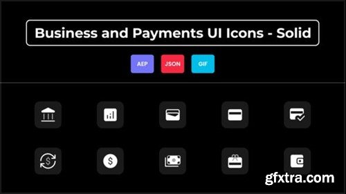 Videohive Business and Payments UI Icons - Solid 44836397