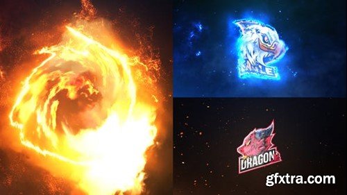 Videohive Fire Logo Reveal 44749456