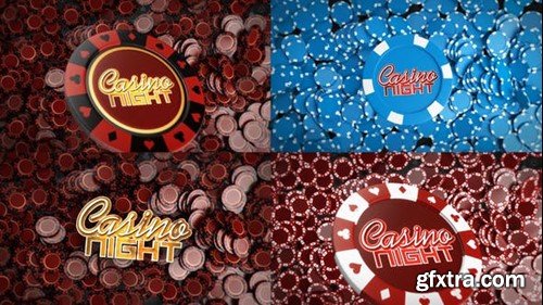 Videohive Poker Chips Logo Reveals 44762819