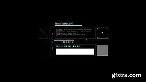 Videohive HUD Audio Transcription 2 44793995