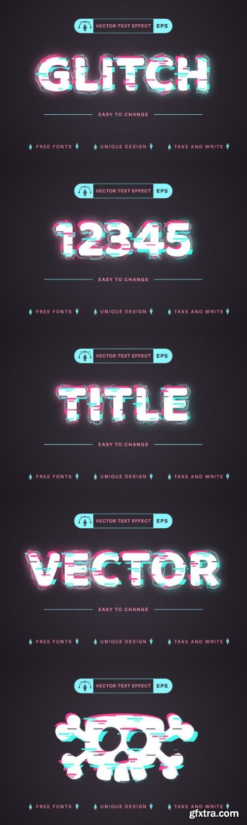 Stream - Editable Text Effect