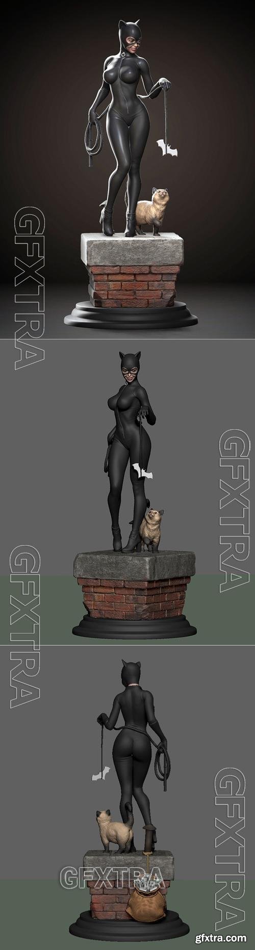 Catwoman &ndash; 3D Print Model