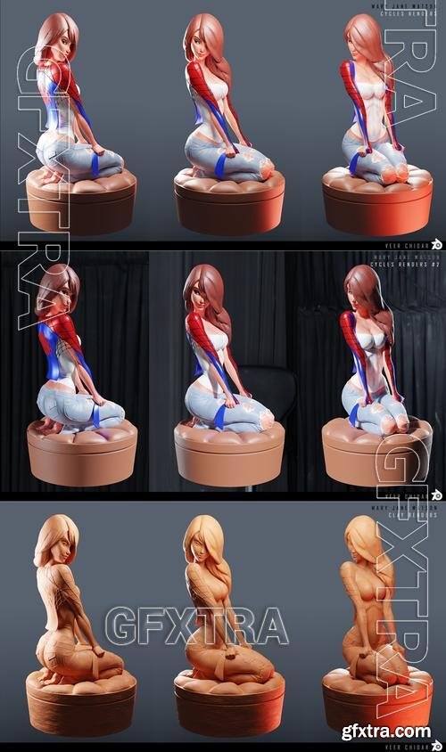 Mary Jane Watson &ndash; 3D Print Model