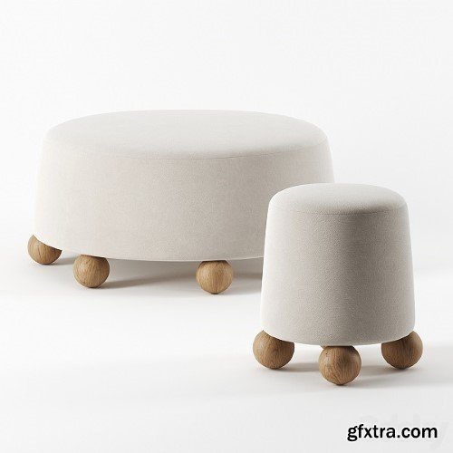 MORRO Pouf by Kelly Wearstler