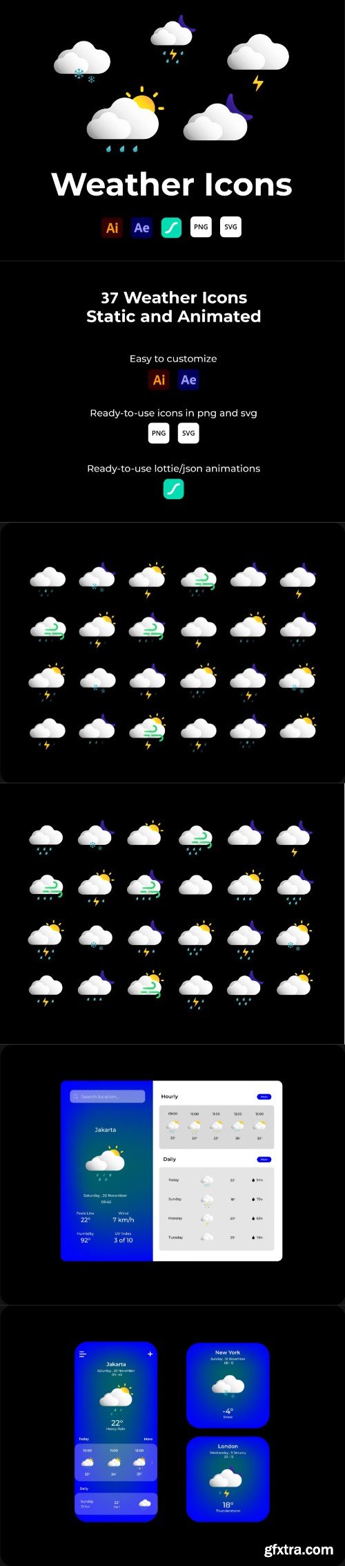 Weather Animated Icons