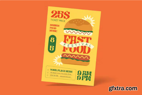 Fast Food Festival Flyer