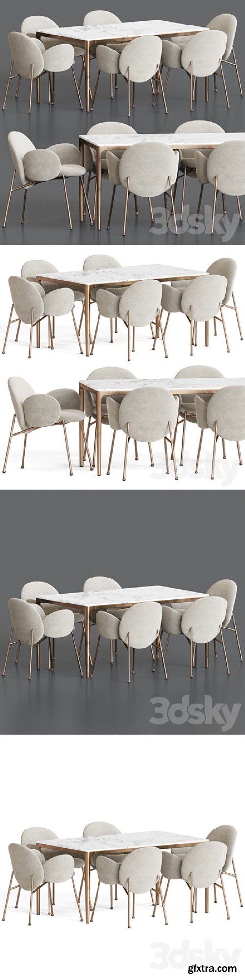 Ola Chair Canto Table Dining Set